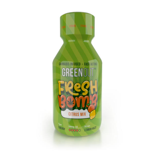 Olejek konopny Green Out® Fresh Bomb Citrus Mix